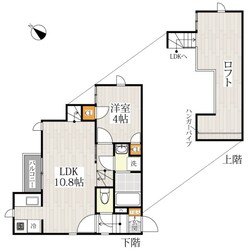 笹原駅 徒歩10分 1階の物件間取画像